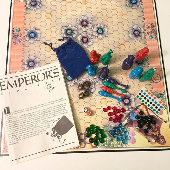 Vintage  1986 The Emperors Challenge Board Game Strategy Discovery Toys - Picture 3 of 12